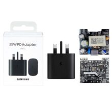 شارژر دیواری سوپر فست و PD تک پورت SAMSUNG مدل EP-TA800 25W – مشکی – MMS (گارانتی شش ماهه YA)