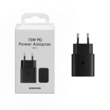 شارژر دیواری فست و PD تک پورت SAMSUNG مدل T1510 15W - مشکی کد 1 (گارانتی شش ماهه نیکان همراه)