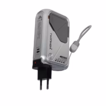 پاوربانک PD و فست شارژ TwinMax 20000mAh مدل MZ-18 22.5W – نقره ای – MMX