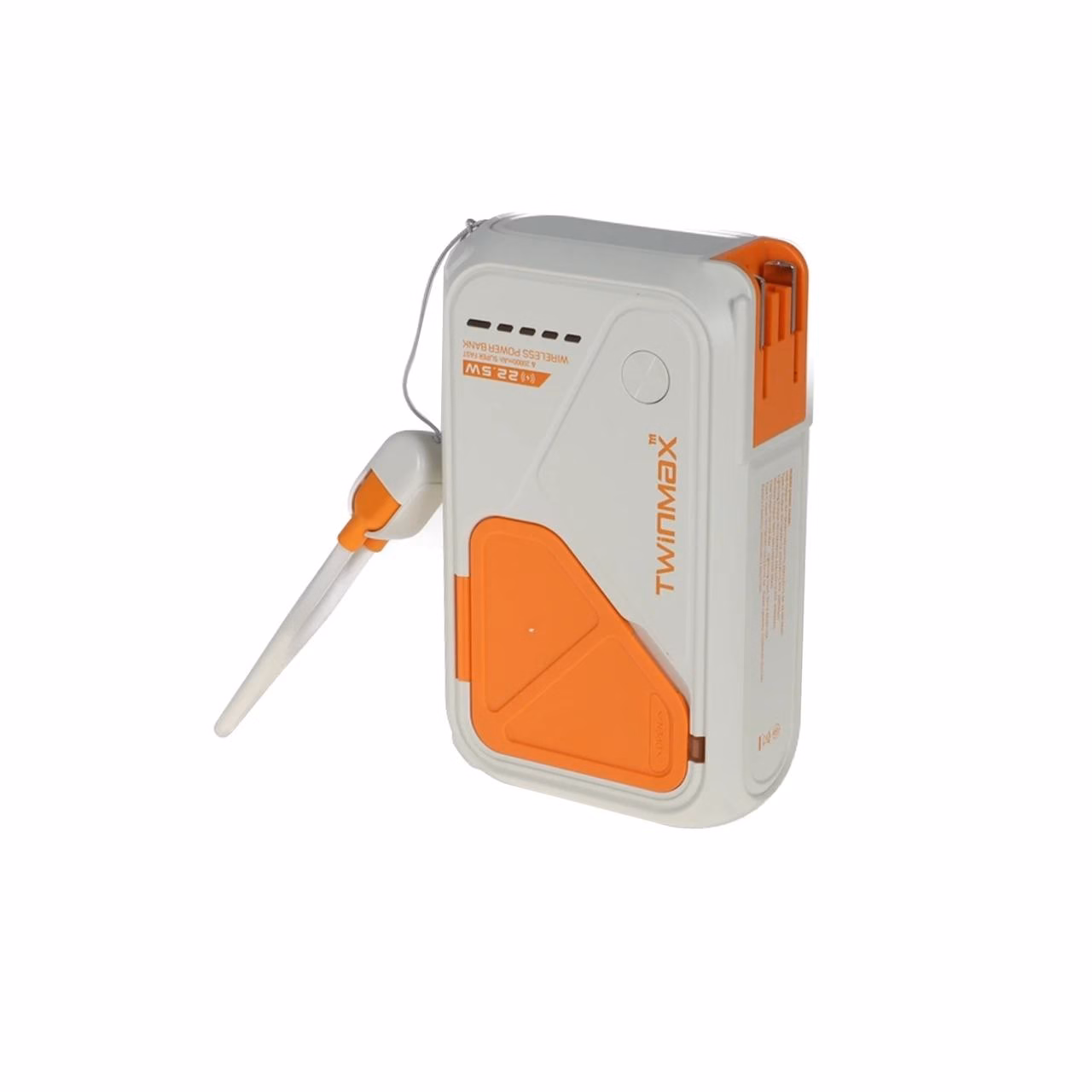 پاوربانک PD و فست شارژ TwinMax 20000mAh مدل MZ-18 22.5W - کرم نارنجی - MMX