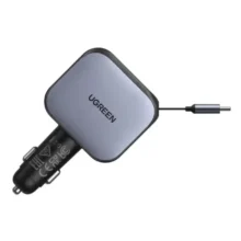 شارژر فندکی PD و فست سه پورت UGREEN 145W مدل Nexode EC604-55910B - مشکی (گارانتی 18 ماهه آسان پیشرو)