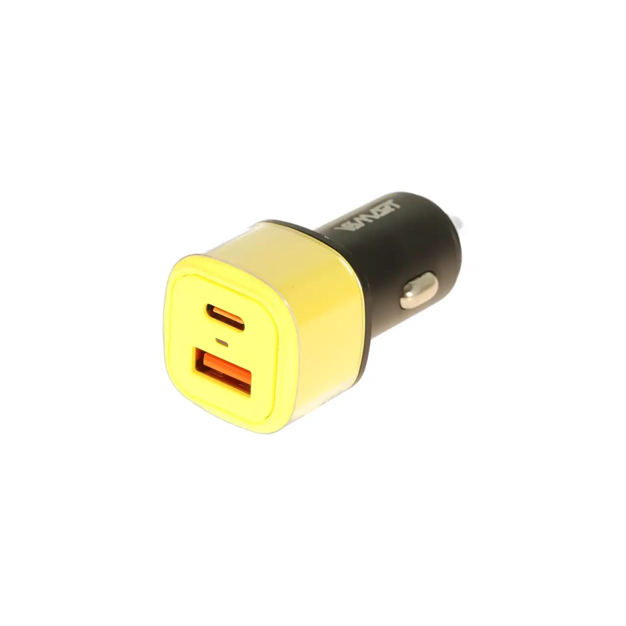 شارژر فندکی PD و فست دو پورت V-Smart مدل VS-11 67W - زرد - BSA