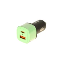 شارژر فندکی PD و فست دو پورت V-Smart مدل VS-11 67W - سبز - BSA