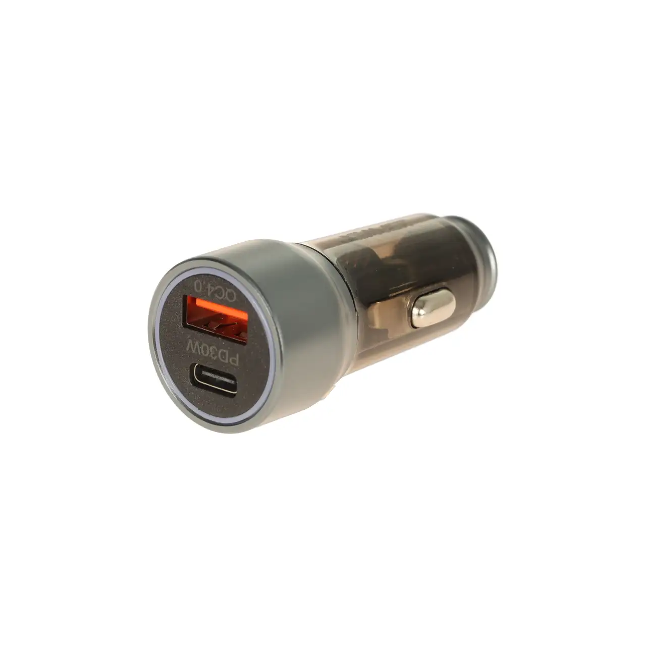 شارژر فندکی PD و فست دو پورت V-Smart مدل VS-14 67W - نقرآبی - BSA