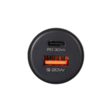 شارژر فندکی PD و فست دو پورت Yesido مدل Y64 50W - مشکی (گارانتی 12 ماه تعویض نیکان همراه)