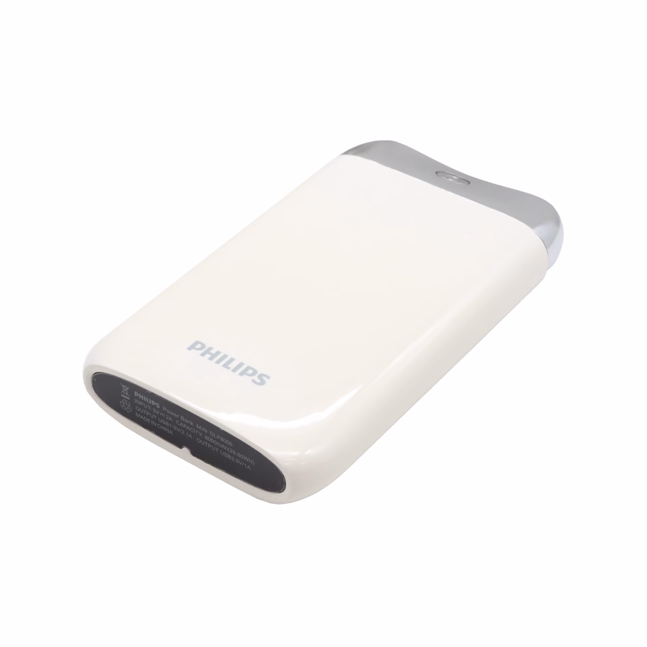 پاوربانک Philips 10W 8000mAh مدل DLP8006 - سفید