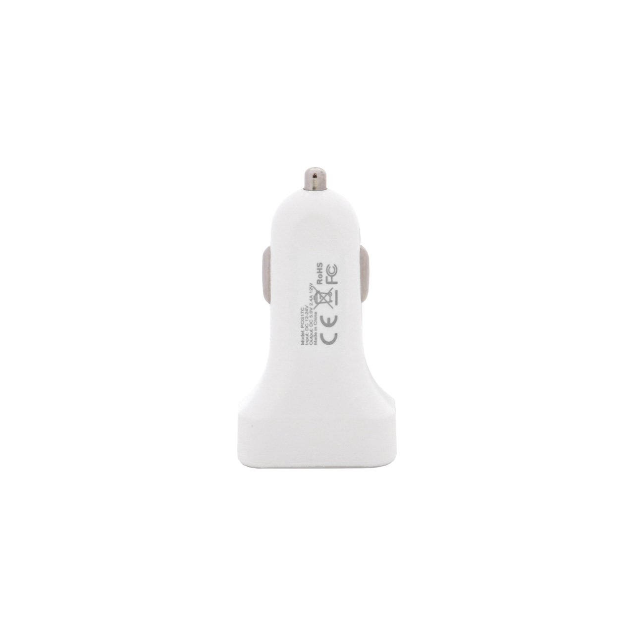 شارژر فندکی فست دو پورت ProOne مدل PCG17C به همراه کابل شارژ Type-C-سفید