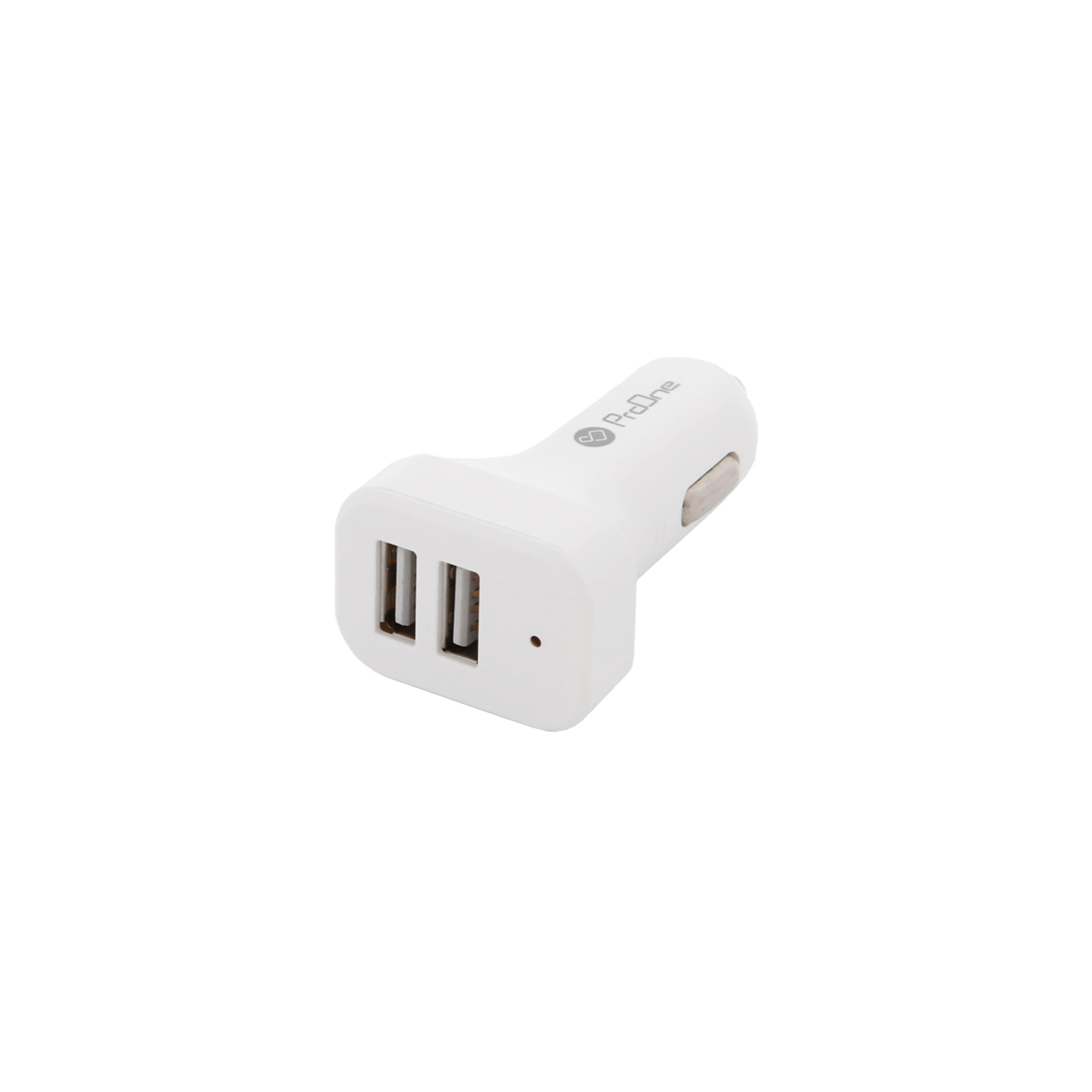 شارژر فندکی فست دو پورت ProOne مدل PCG17C به همراه کابل شارژ Type-C-سفید