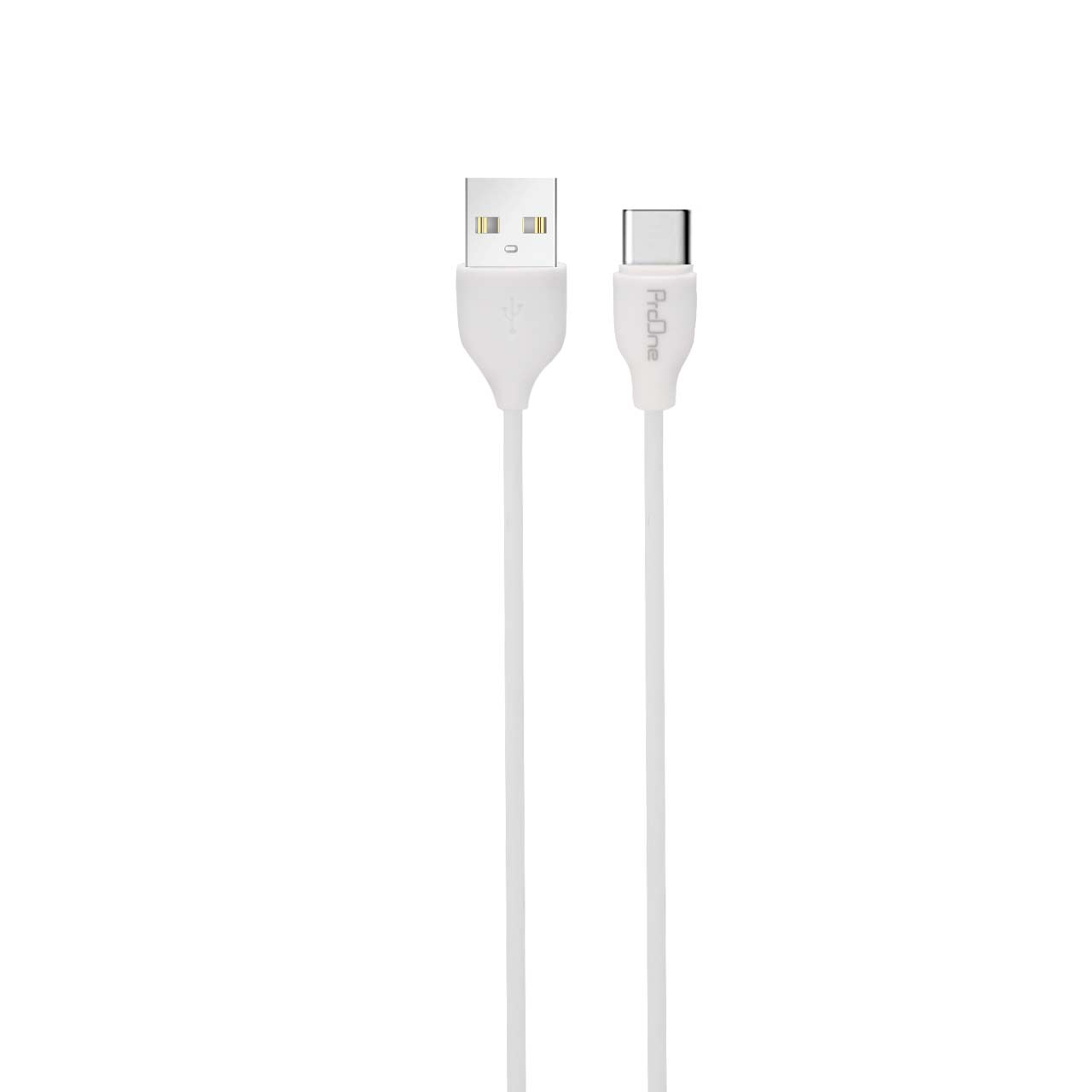شارژر فندکی فست دو پورت ProOne مدل PCG17C به همراه کابل شارژ Type-C-سفید