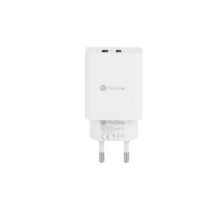 شارژر دیواری دو پورت ProOne مدل PWC525 همراه کابل اندروید - سفید (پک ضعیف)