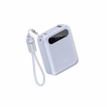 پاوربانک فست شارژ QCY 10000mAh مدل PB10D 22.5W – خاکستری (گارانتی تعویض یکساله شرکتی)