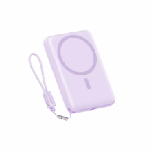 پاوربانک فست شارژ مگنتی QCY 10000mAh مدل PBW10A 22.5W – بنفش (گارانتی تعویض یکساله شرکتی)