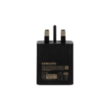 شارژر سه پین + کابل SAMSUNG 45W اصل T4511 ( فست و PD) مشکی - DST (12 ماهه DST) مجهز به فناوری GAN-NFC