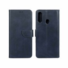 کیف چرمی موبایل مگنتی Samsung Galaxy A20s – سرمه ای
