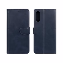 کیف چرمی موبایل مگنتی Samsung Galaxy A70 / A70s – سرمه ای