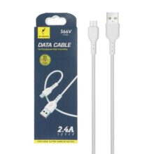 کابل شارژ فست اندروید SKY DOLPHIN مدل S66V – سفید – DST – پک ضعیف ( شش ماهه شرکتی)