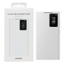 کیف هوشمند اورجینال سامسونگ Smart View Wallet Case مدل Samsung Galaxy S24 Ultra – سفید (پک دار)