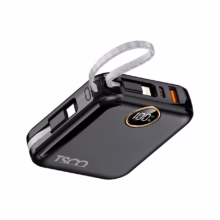 پاوربانک فست شارژ TSCO 10000mAh مدل TP 1006 22.5W - مشکی (گارانتی 12 ماهه TSCO)