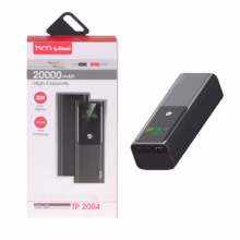 پاوربانک فست شارژ TSCO 20000mAh مدل TP 2004 100W – مشکی (گارانتی 12 ماهه TSCO)