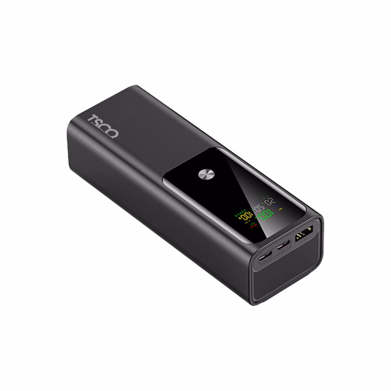 پاوربانک فست شارژ TSCO 20000mAh مدل TP 2004 100W - مشکی (گارانتی 12 ماهه TSCO)