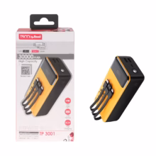 پاوربانک فست شارژ TSCO 30000mAh مدل TP 3001 22.5W – زرد مشکی (گارانتی 12 ماهه TSCO)