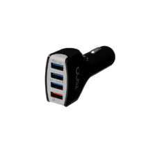 شارژر فندکی فست چهار پورت TSCO مدل TCG 20 18W به همراه کابل شارژ Type-C - مشکی