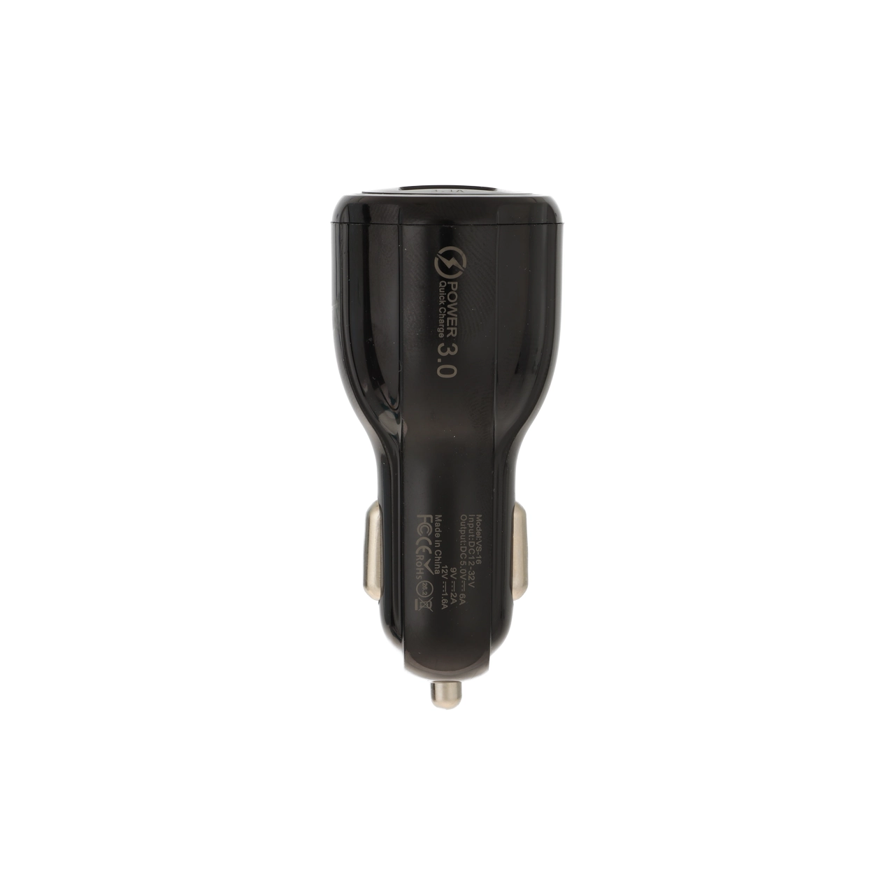 شارژر فندکی فست دو پورت V-Smart مدل VS-16 - مشکی - BSA
