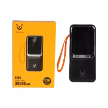 پاوربانک فست شارژ Vikusha 30000mAh مدل P200 22.5W – مشکی – SMO (گارانتی شش ماهه شرکتی)