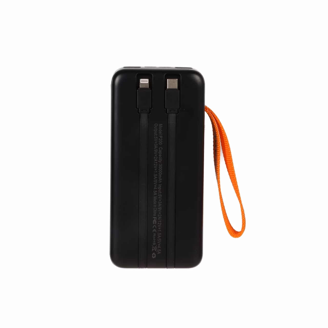 پاوربانک فست شارژ Vikusha 30000mAh مدل P200 22.5W - مشکی - SMO (گارانتی شش ماهه شرکتی)