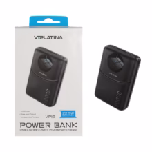 پاوربانک فست شارژ VIPLATINA 10000mAh مدل VP19 22.5W – مشکی (گارانتی 18 ماه تعویض نیکان همراه)