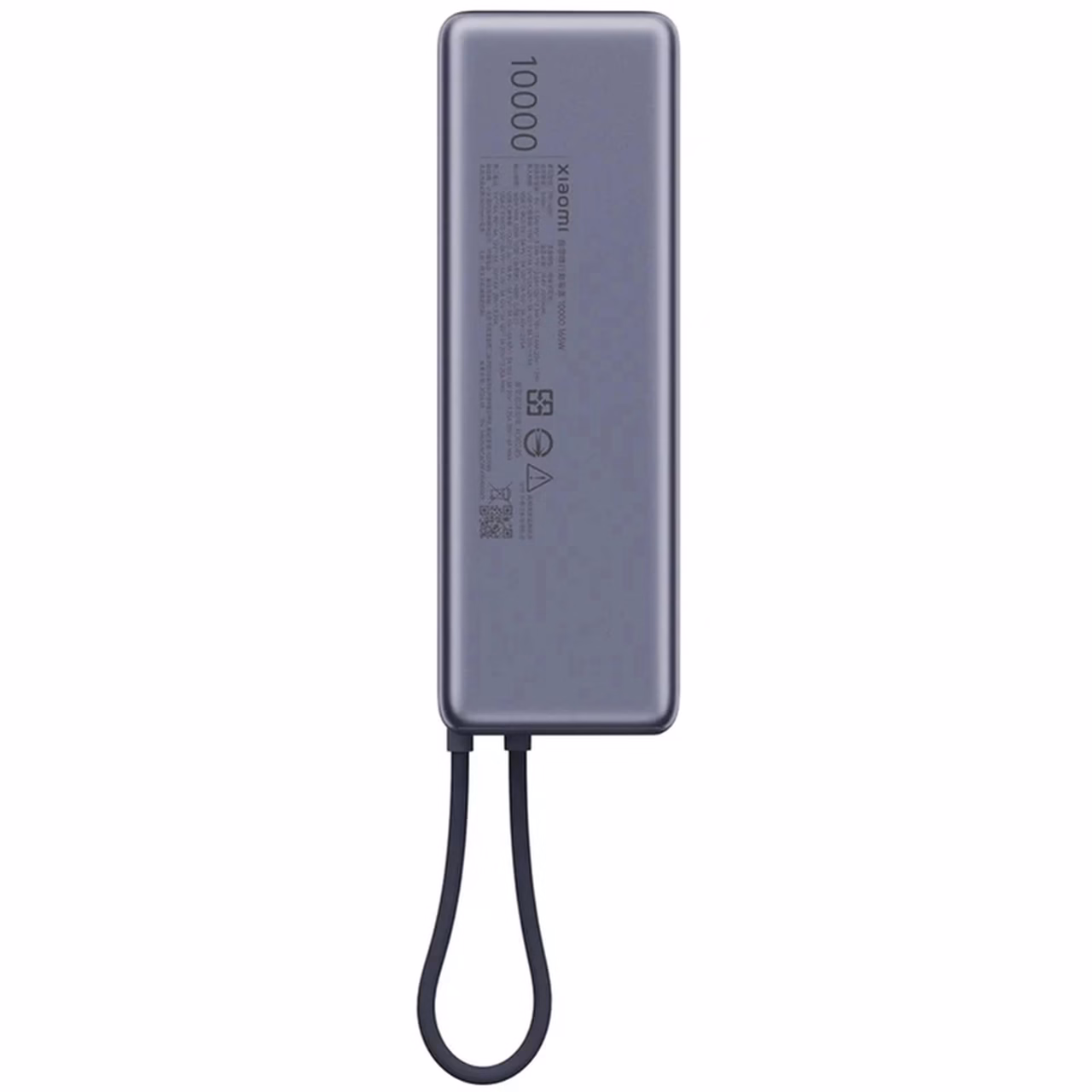 پاوربانک فست شارژ Xiaomi 10000mAh مدل PB1165MI 165W - خاکستری - اصلی (گارانتی 18 ماهه شرکتی)
