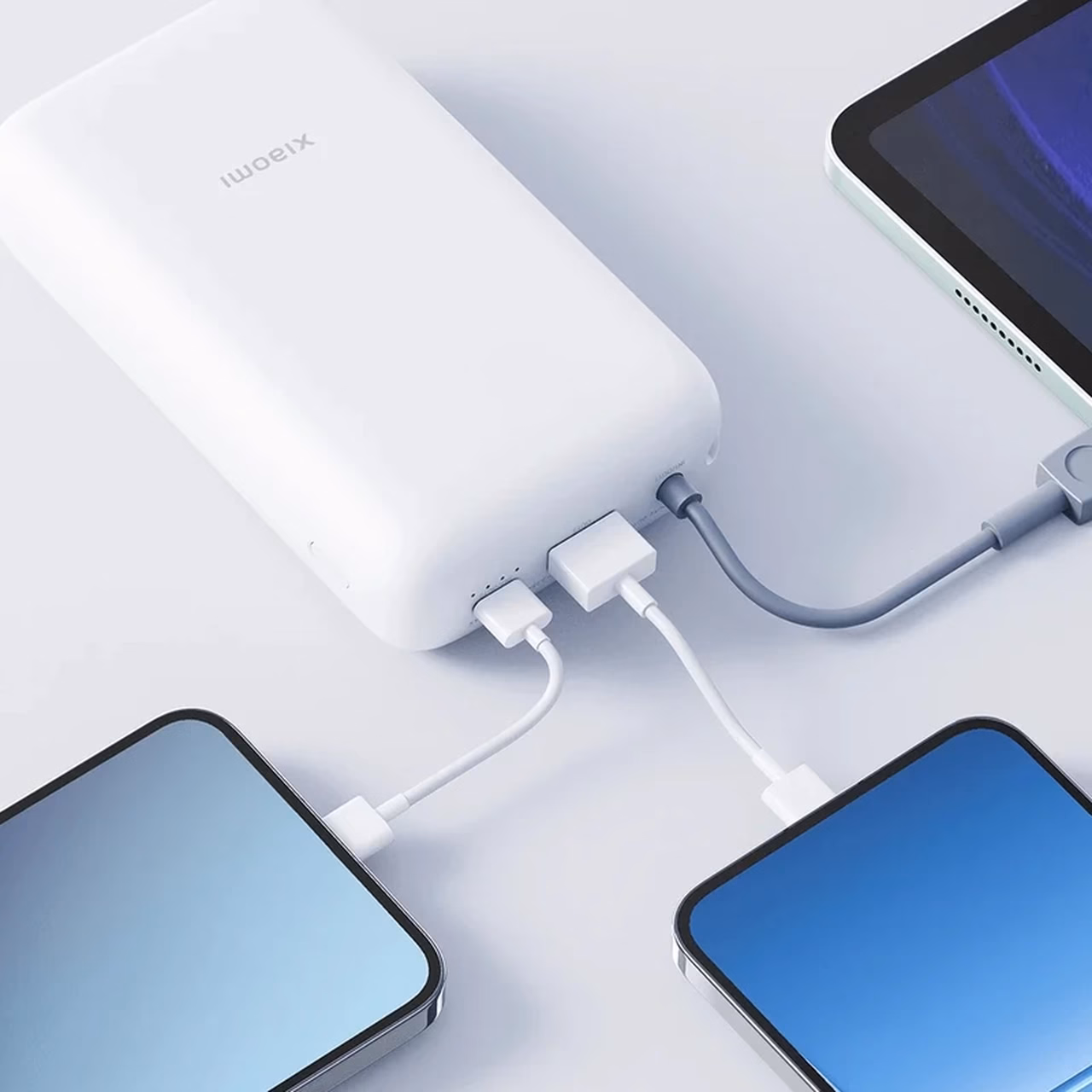 پاوربانک فست شارژ Xiaomi 22.5W 20000mAh مدل PB2020MI - خاکستری روشن