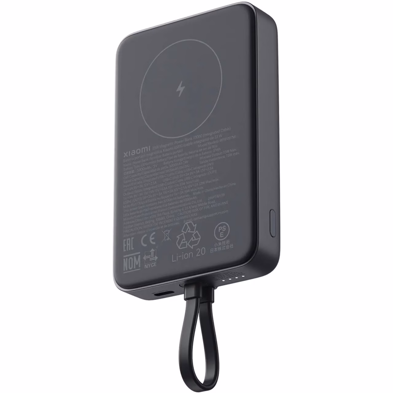 پاوربانک فست شارژ Xiaomi 33W 10000mAh مدل WPB1007MI - مشکی (گارانتی شش ماهه شرکتی)