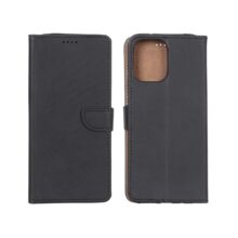 کیف چرمی موبایل مگنتی Xiaomi Redmi 12 / Poco M6 Pro 5G – مشکی