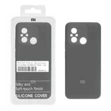 قاب سیلیکونی پاک کنی اورجینال درجه یک Xiaomi Redmi 12C / Redmi 11A / Poco C55 – خاکستری (پک دار)