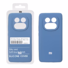 قاب سیلیکونی پاک کنی اورجینال درجه یک Xiaomi Redmi Note 14 Pro 5G / Redmi Note 14 Pro Plus 5G / Poco X7 5G – آبی تیره (پک دار) – NTC