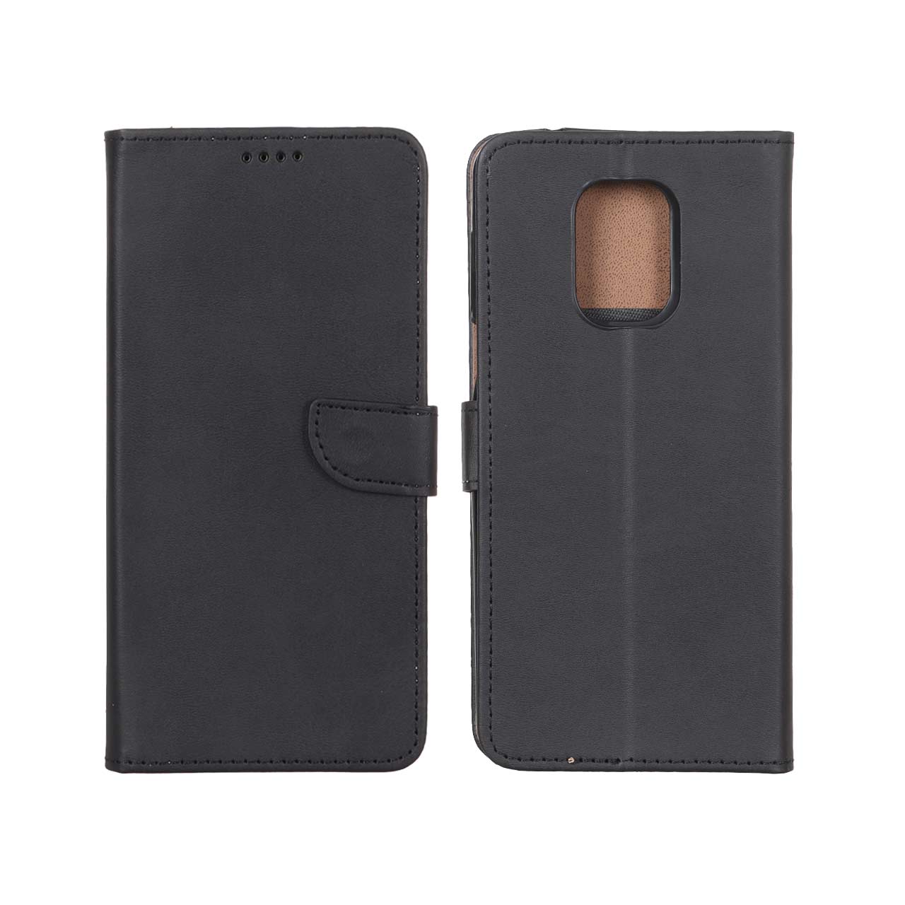 کیف چرمی موبایل مگنتی Xiaomi Redmi Note 9S / Redmi Note 9 Pro / Redmi Note 9 Pro Max – مشکی