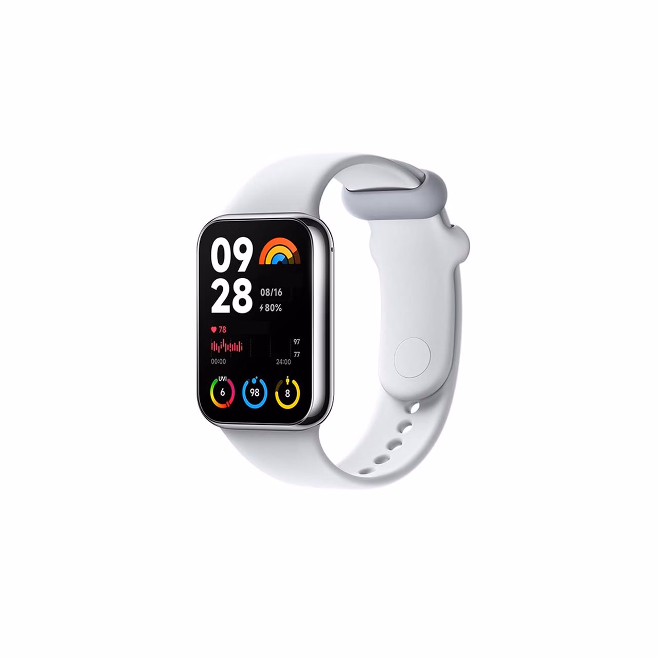 ساعت هوشمند Xiaomi مدل Smart Band 8 Pro M2333B1 Global - خاکستری روشن (گارانتی شش ماهه ایویز)
