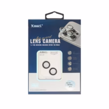 محافظ لنز رینگی اورجینال XMART شابلون دار Apple iPhone 15 / iPhone 15 Plus – زرد (پک دار)